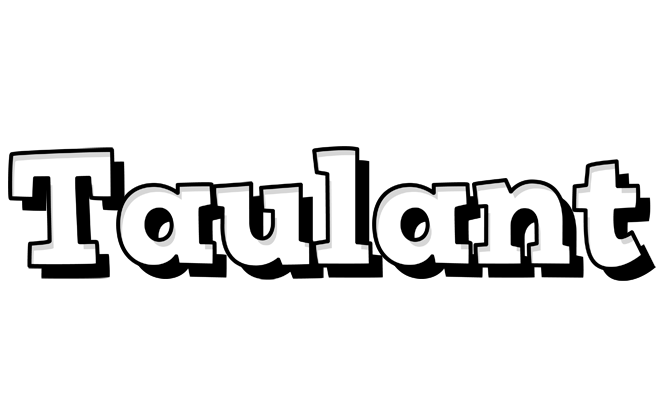 Taulant snowing logo