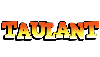 Taulant sunset logo