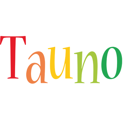 Tauno birthday logo