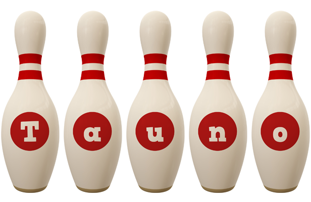 Tauno bowling-pin logo