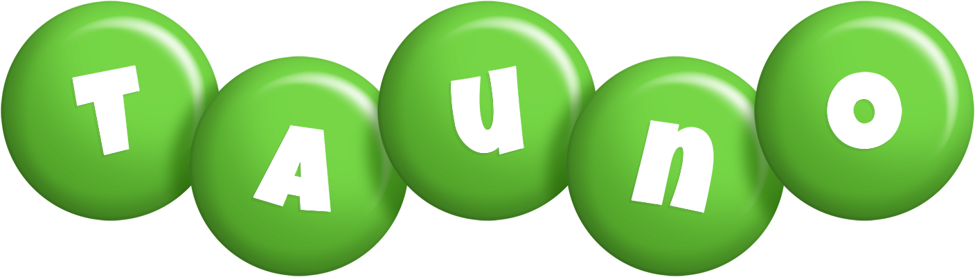 Tauno candy-green logo