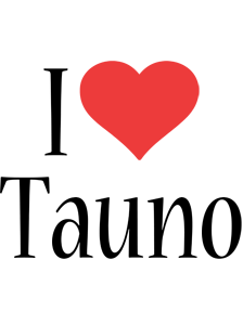 Tauno i-love logo