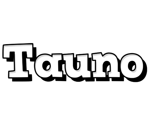 Tauno snowing logo