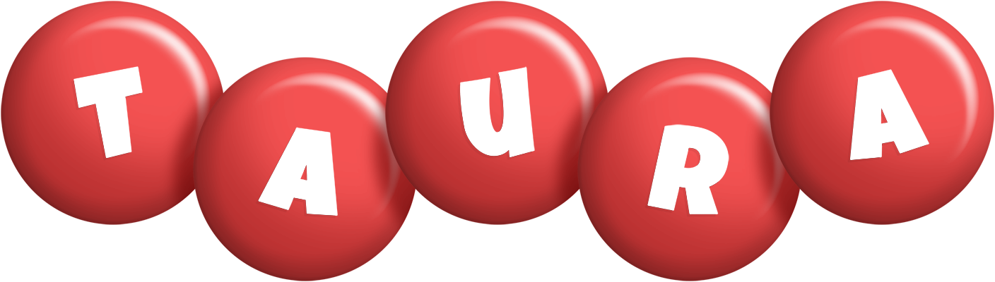 Taura candy-red logo