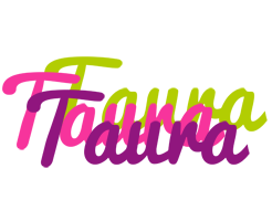 Taura flowers logo