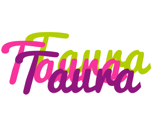 Taura flowers logo