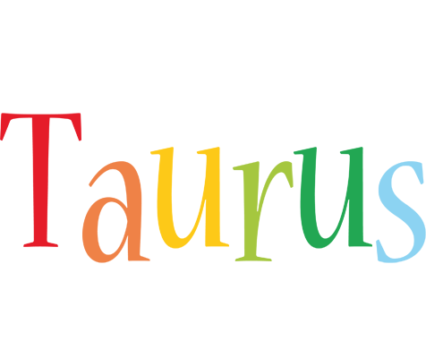Taurus birthday logo