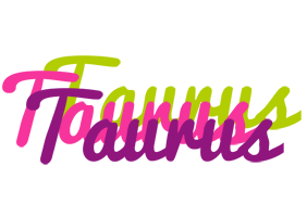 Taurus flowers logo