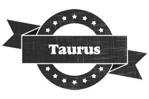 Taurus grunge logo