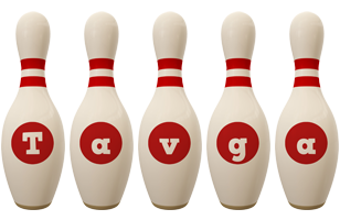 Tavga bowling-pin logo