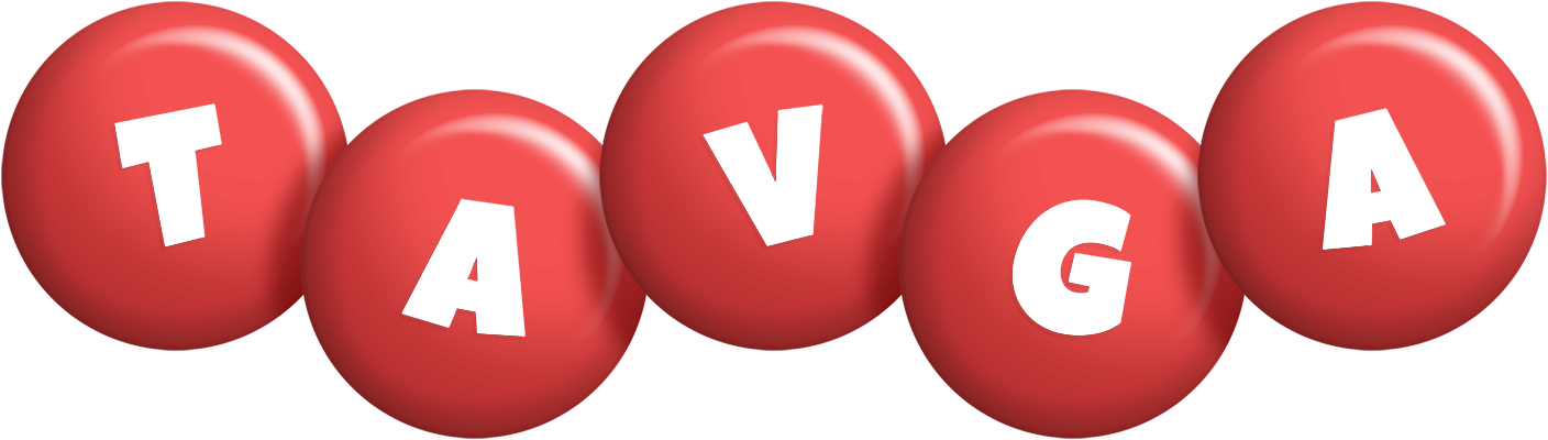 Tavga candy-red logo