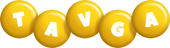 Tavga candy-yellow logo