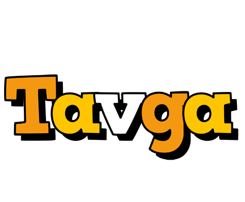 Tavga cartoon logo