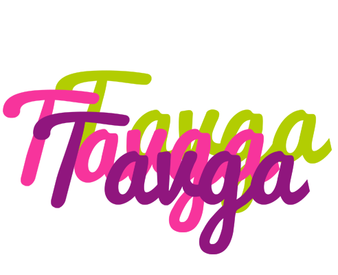 Tavga flowers logo