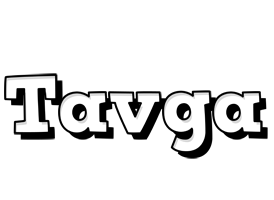 Tavga snowing logo