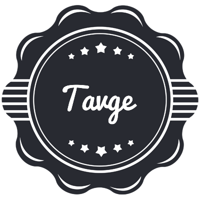 Tavge badge logo