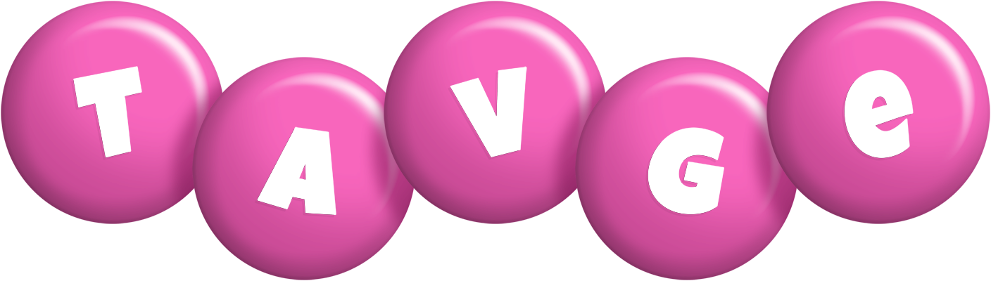 Tavge candy-pink logo