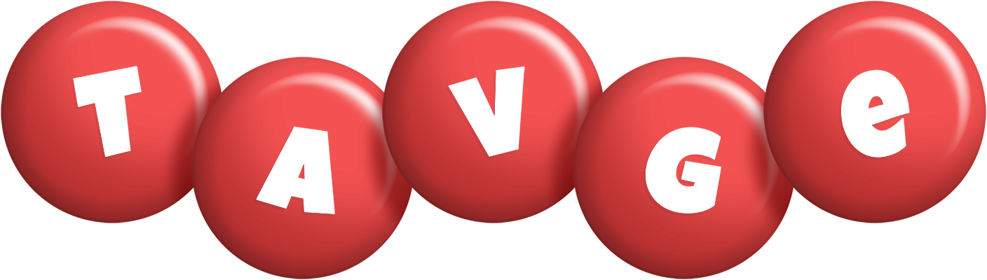 Tavge candy-red logo