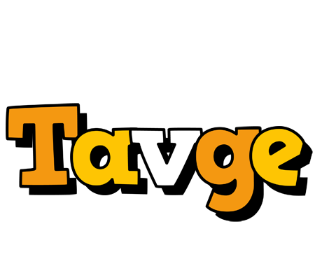 Tavge cartoon logo