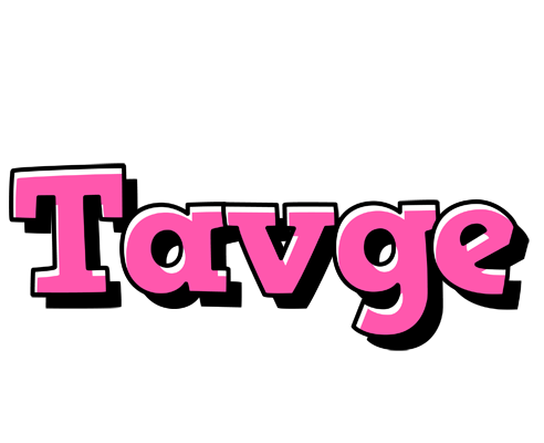 Tavge girlish logo