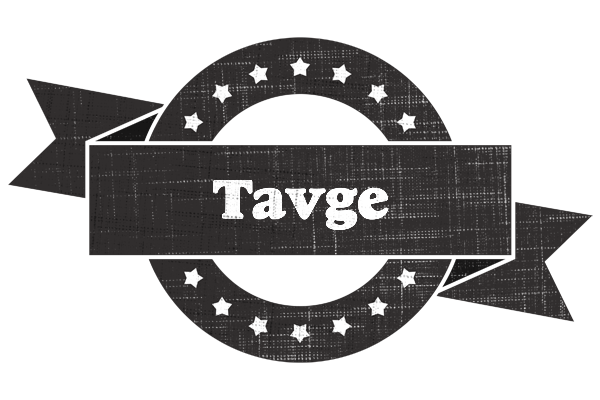 Tavge grunge logo