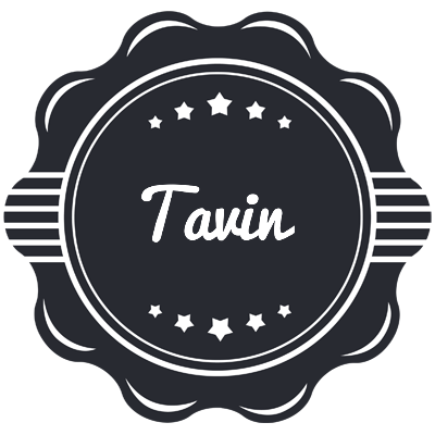 Tavin badge logo