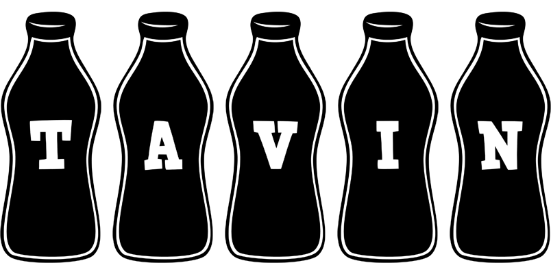 Tavin bottle logo
