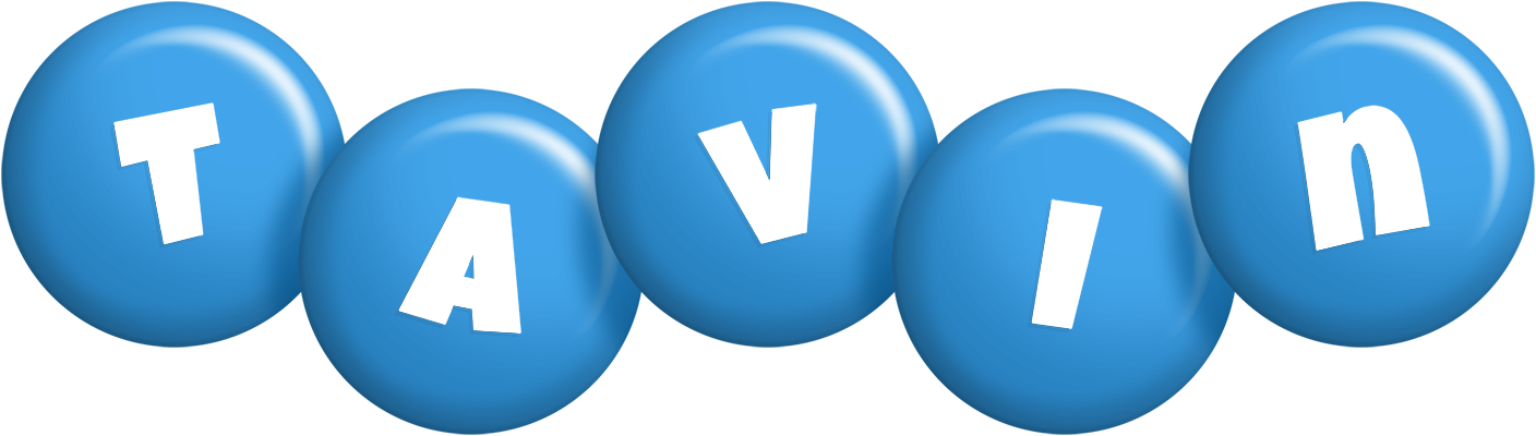 Tavin candy-blue logo