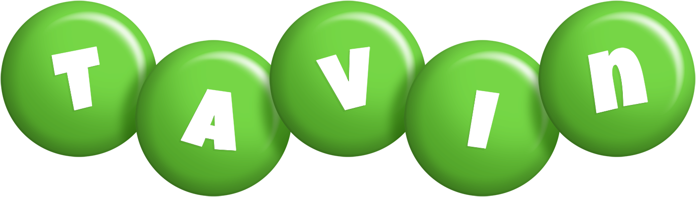 Tavin candy-green logo