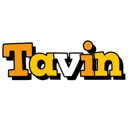 Tavin cartoon logo