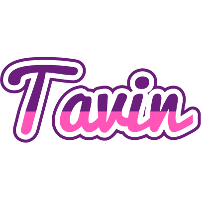 Tavin cheerful logo
