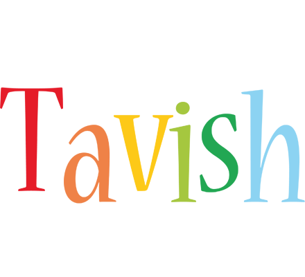 Tavish birthday logo