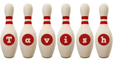 Tavish bowling-pin logo