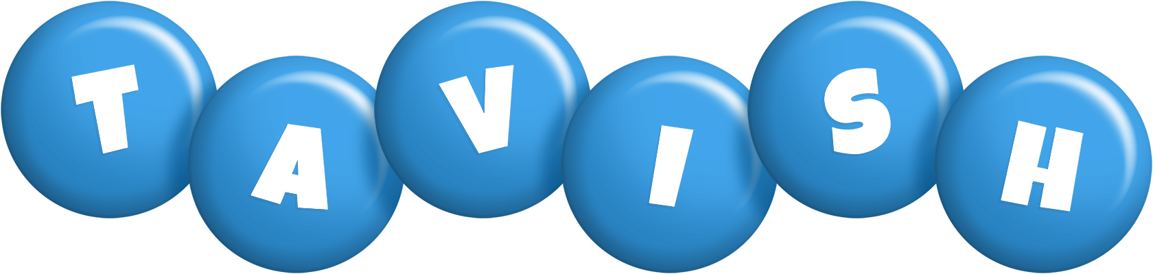 Tavish candy-blue logo