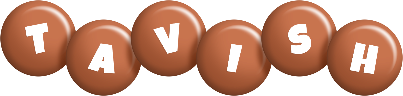Tavish candy-brown logo