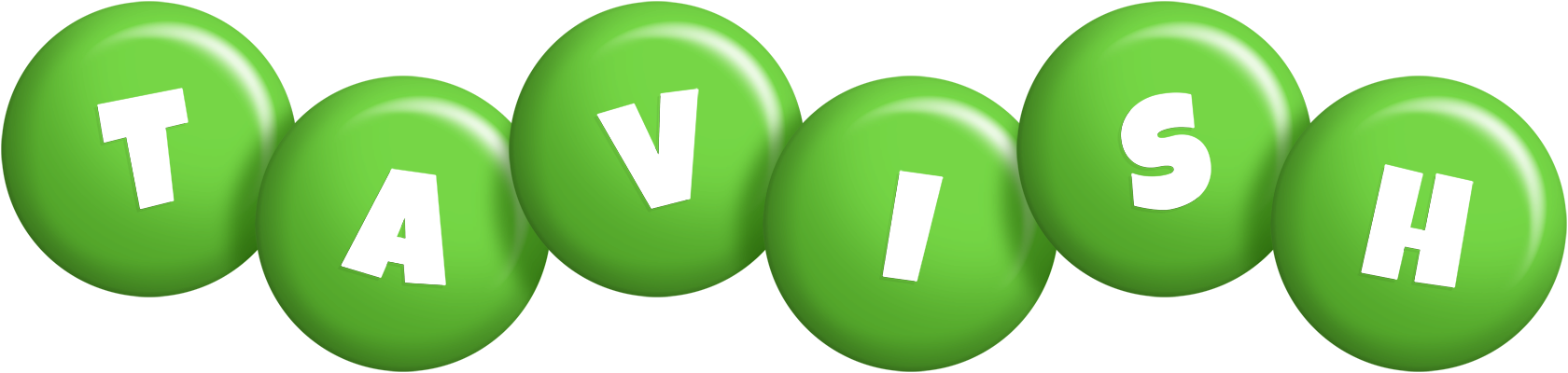 Tavish candy-green logo