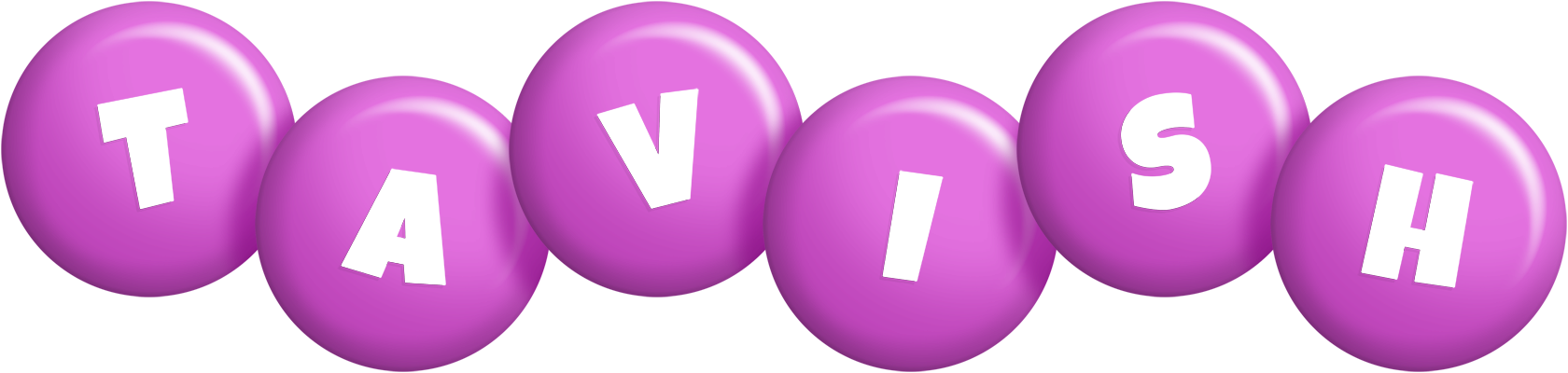 Tavish candy-purple logo