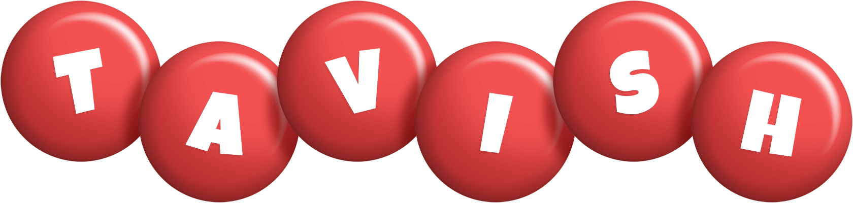 Tavish candy-red logo