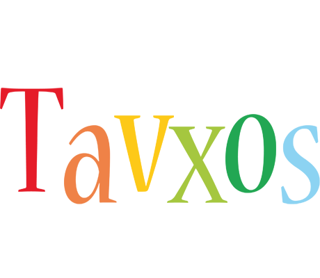 Tavxos birthday logo
