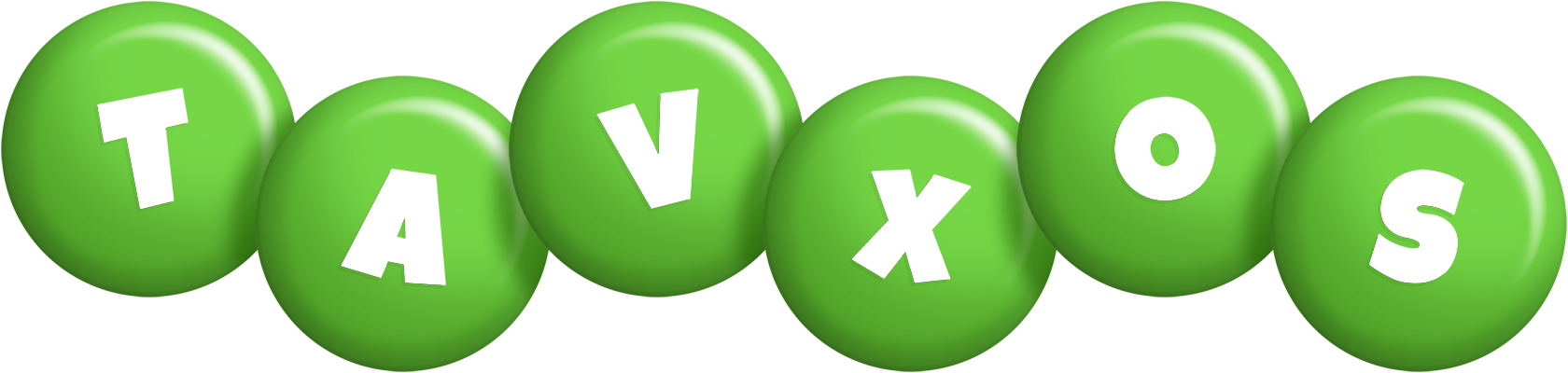 Tavxos candy-green logo