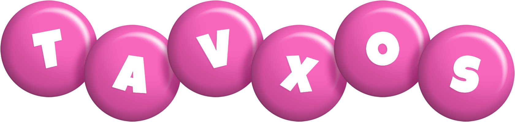 Tavxos candy-pink logo