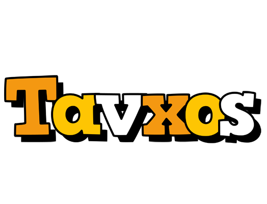 Tavxos cartoon logo