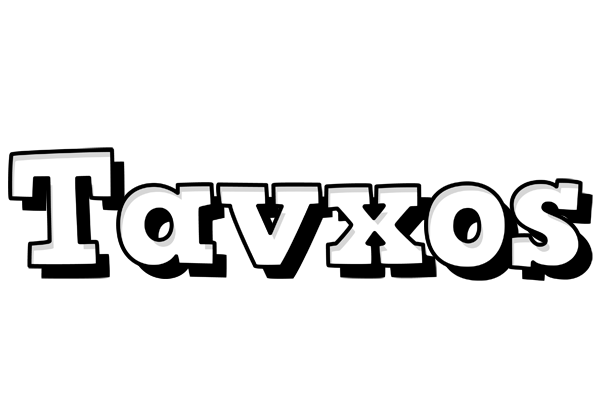 Tavxos snowing logo