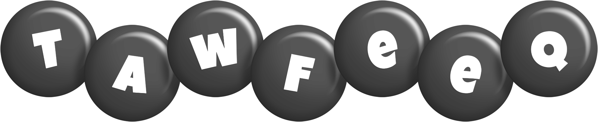 Tawfeeq candy-black logo
