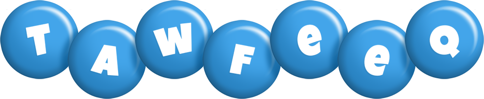 Tawfeeq candy-blue logo