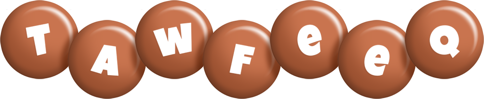 Tawfeeq candy-brown logo