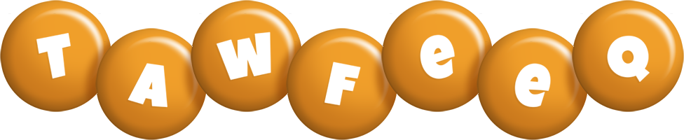 Tawfeeq candy-orange logo