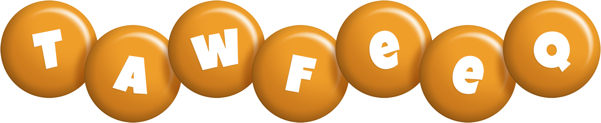 Tawfeeq candy-orange logo