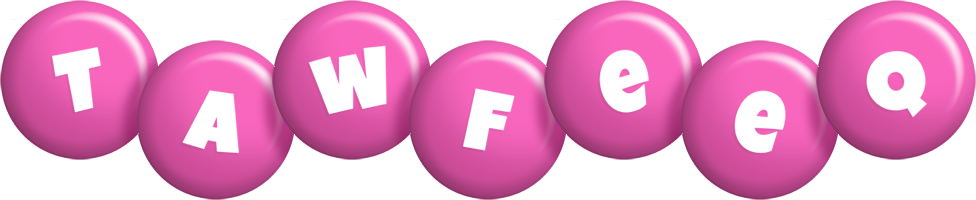 Tawfeeq candy-pink logo