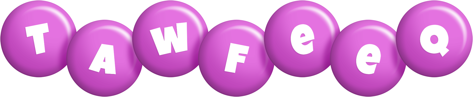 Tawfeeq candy-purple logo
